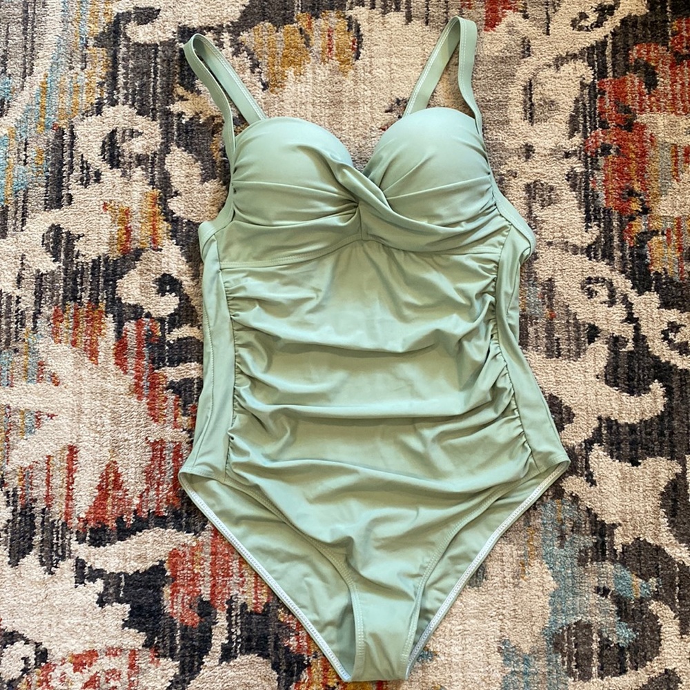Mint green SHEIN push up swimsuit